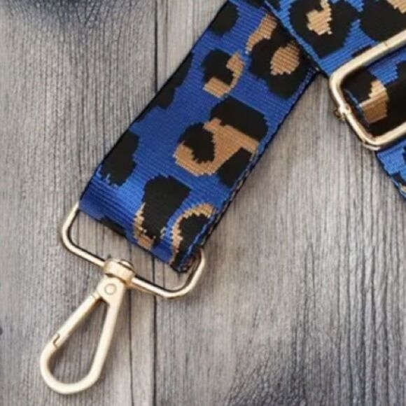 Leopard Print Crossbody Bag Adjustable Shoulder Strap - Picture 4 of 4